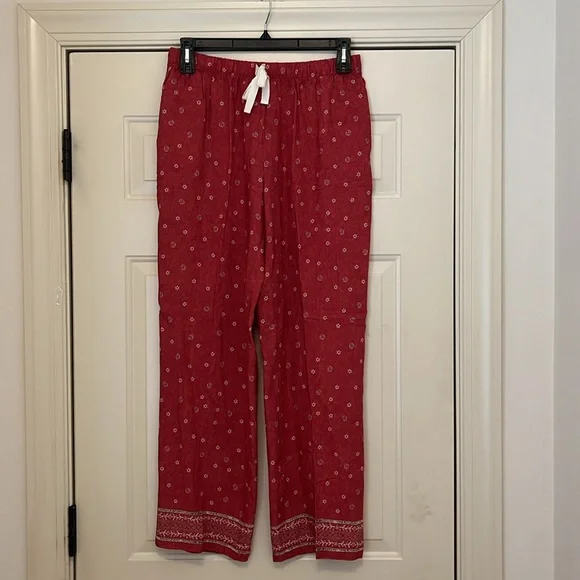 Coldwater Creek Terra Border Print Pants/NWT/SMALL - Picture 13 of 15